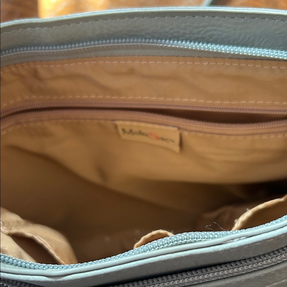 Multi sac Women's Crossbody Bags in Green and Blue - Picture 5 of 5